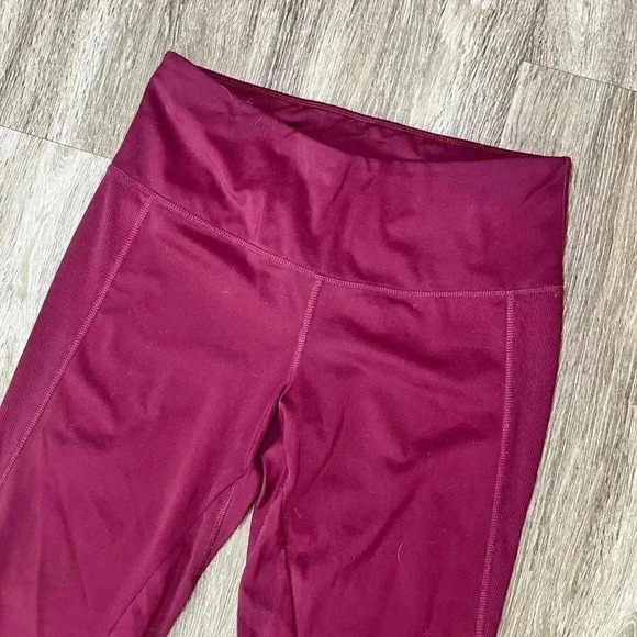 Womens Tangerine Red Leggings - M - Picture 2 of 8